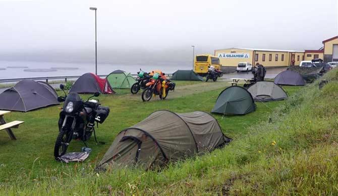 Giljanes Camping Sandavágur Exterior foto
